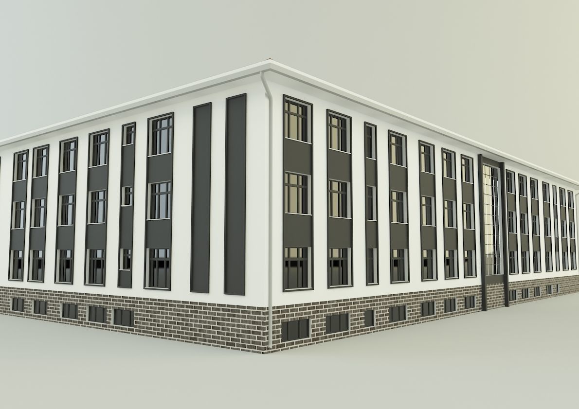 model school 13 3D model_7