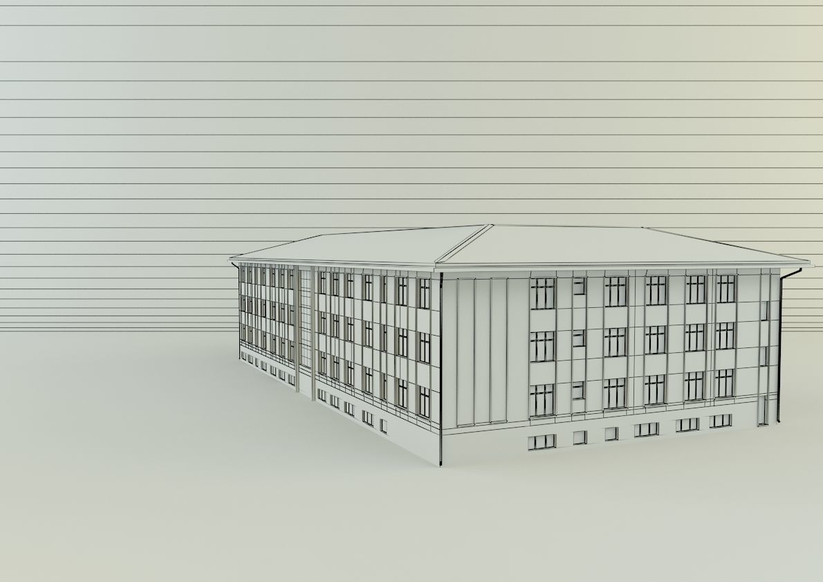 model school 13 3D model_15