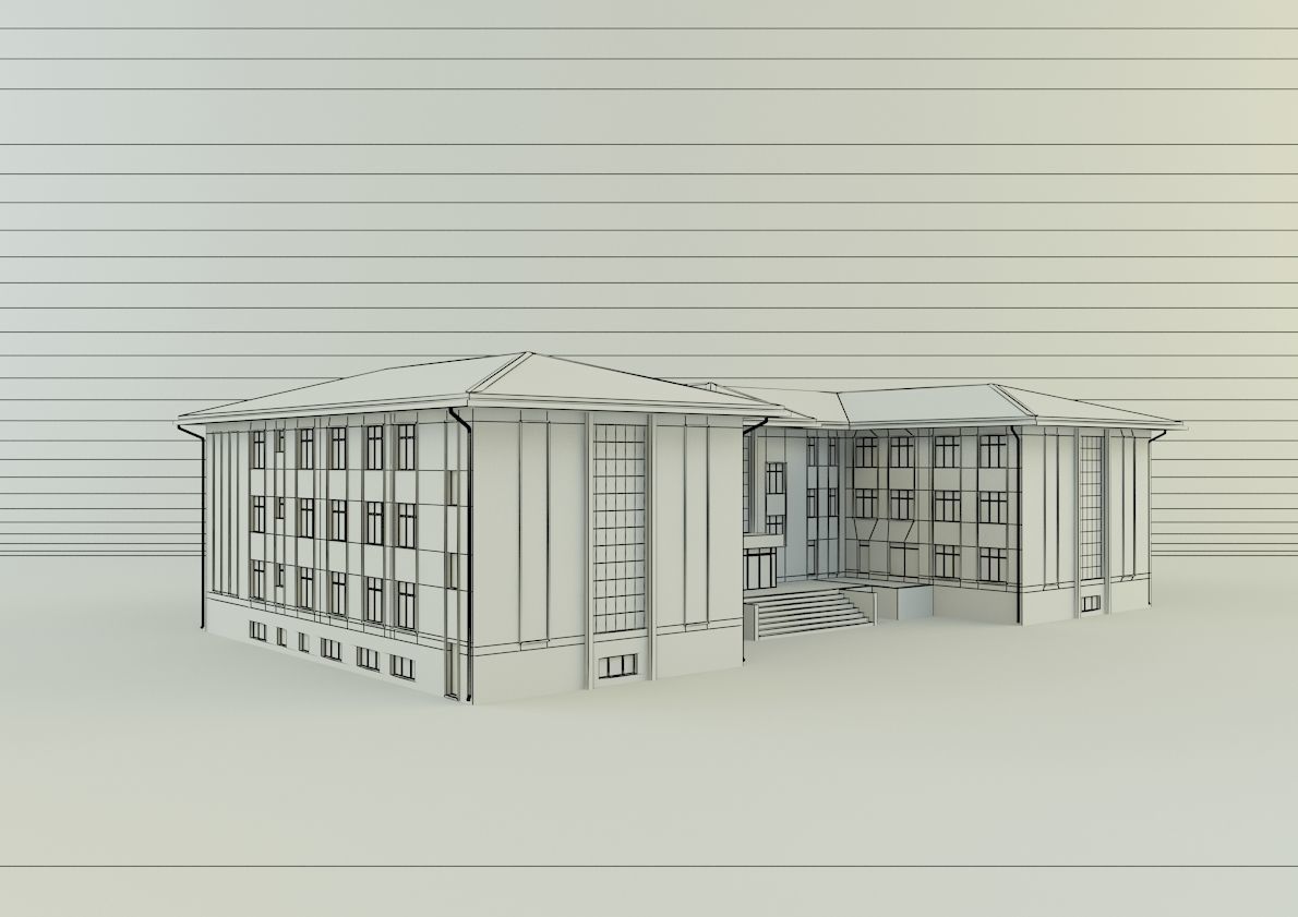 model school 13 3D model_13