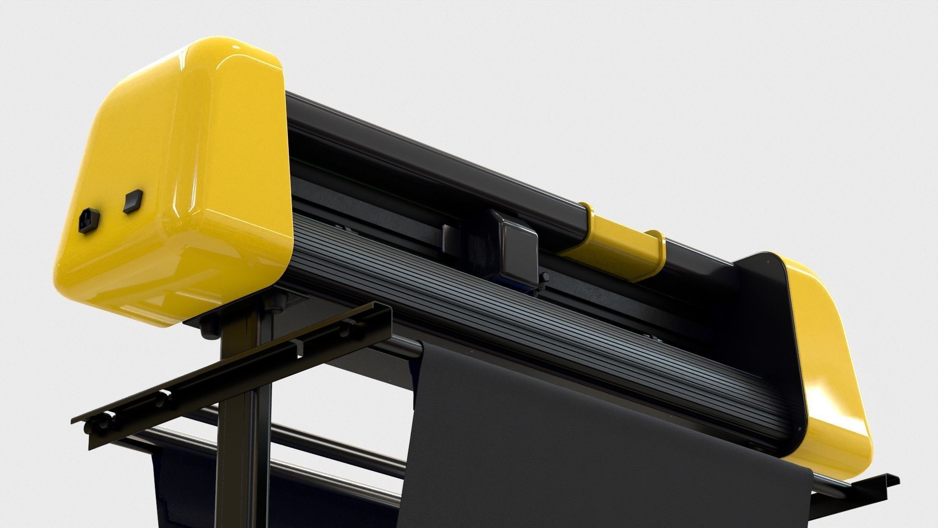 Plotter with Stand 3D model_16