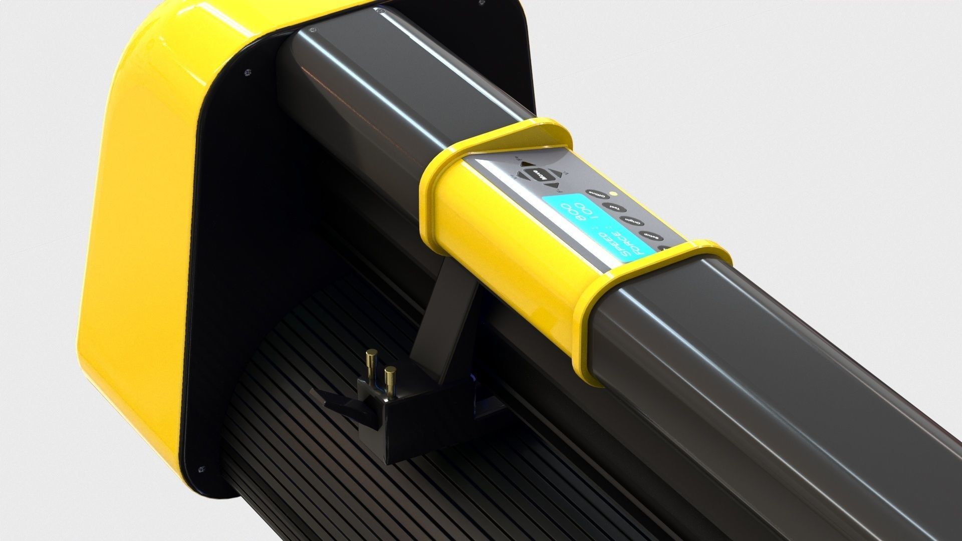 Plotter with Stand 3D model_11