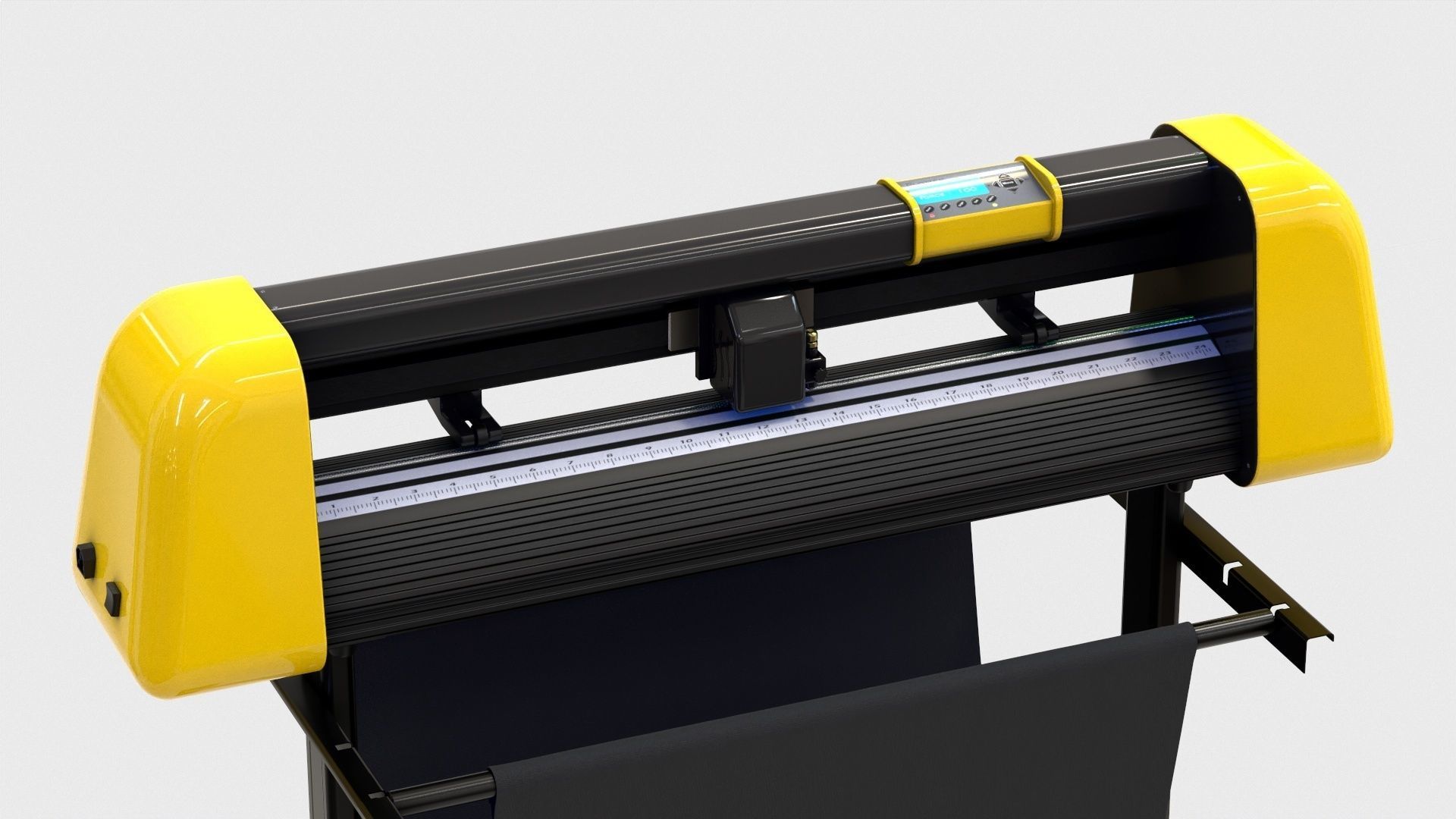 Plotter with Stand 3D model_17