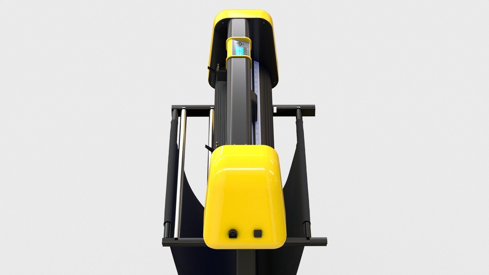 Plotter with Stand 3D model_7