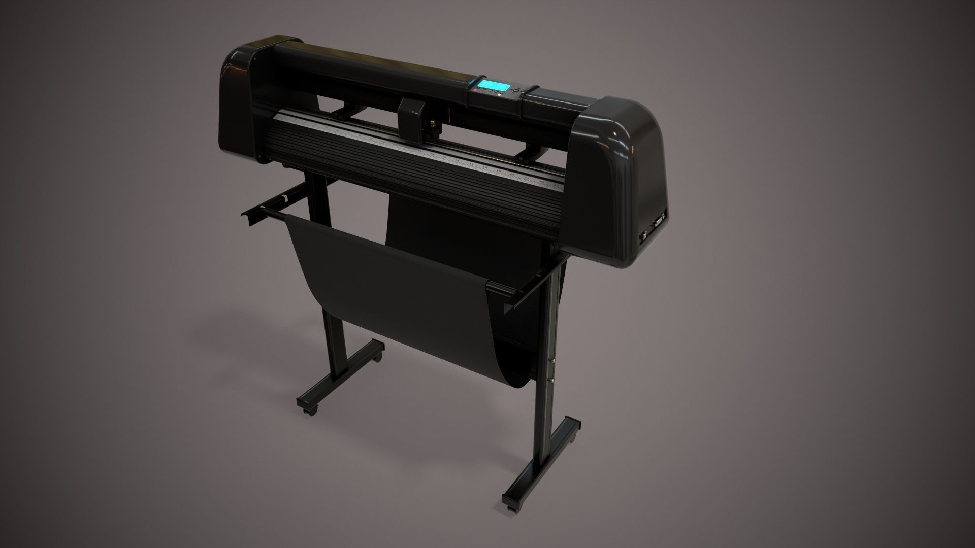Plotter with Stand 3D model_18