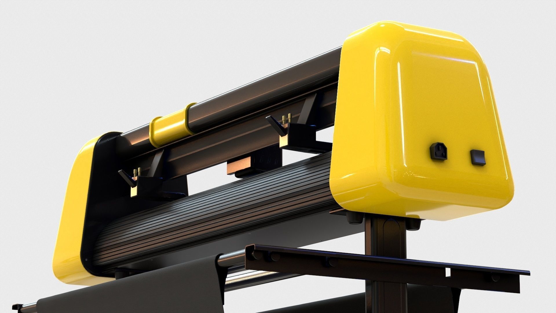 Plotter with Stand 3D model_13