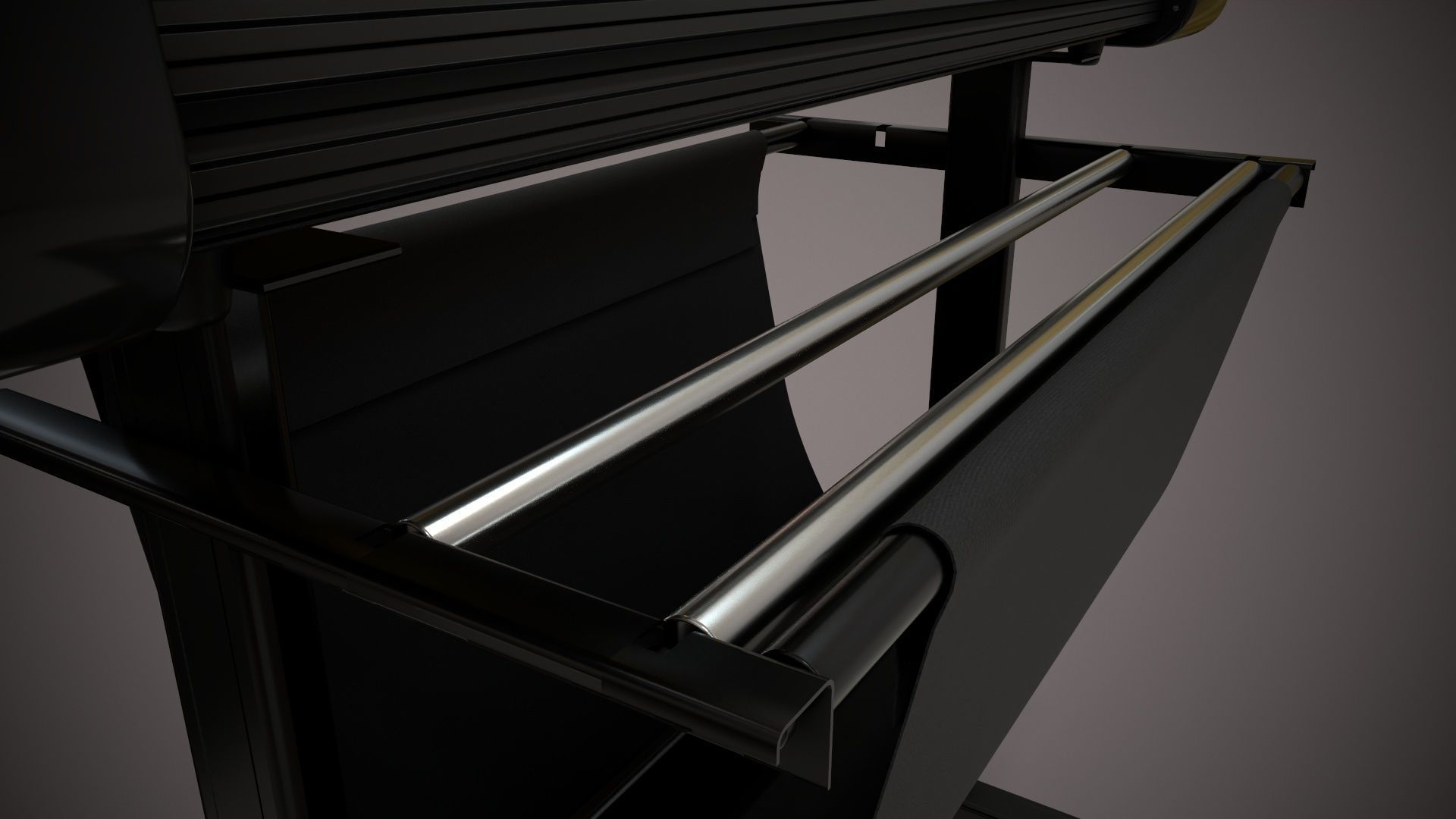 Plotter with Stand 3D model_25