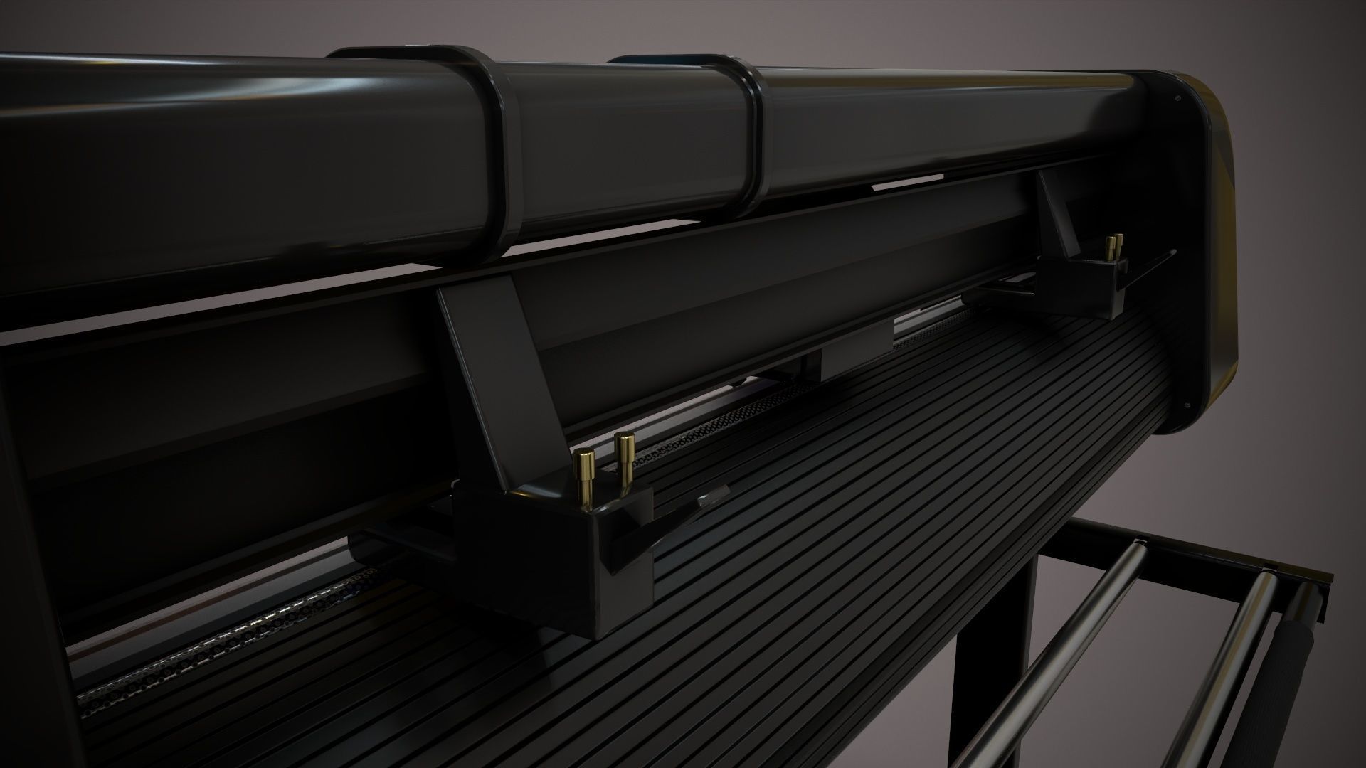 Plotter with Stand 3D model_34