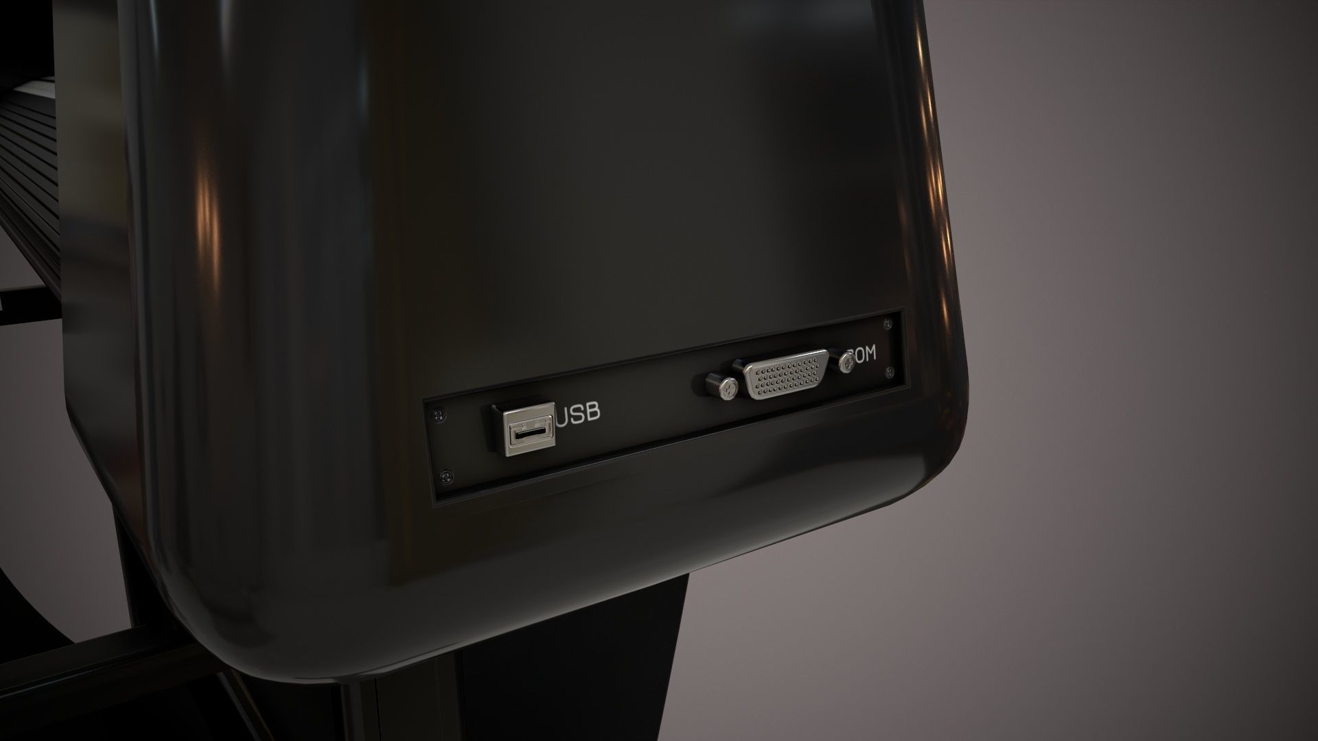 Plotter with Stand 3D model_27