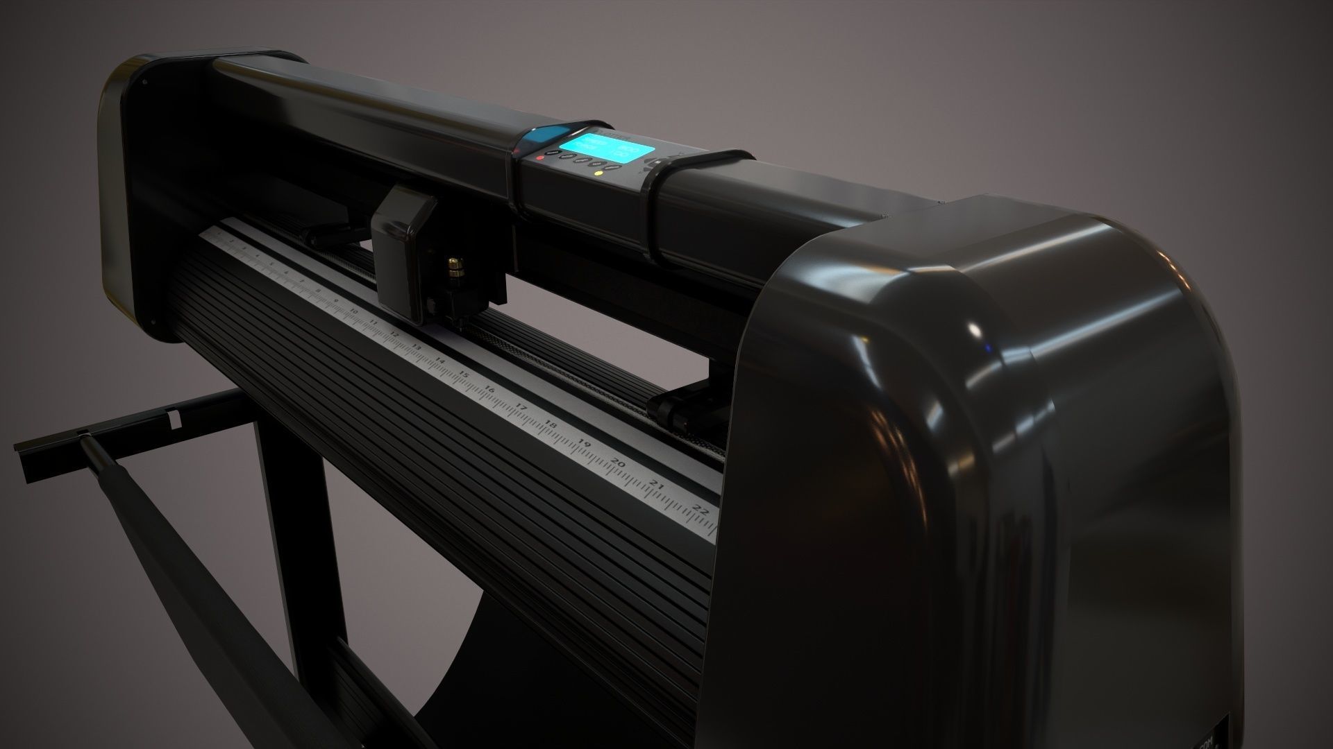 Plotter with Stand 3D model_20