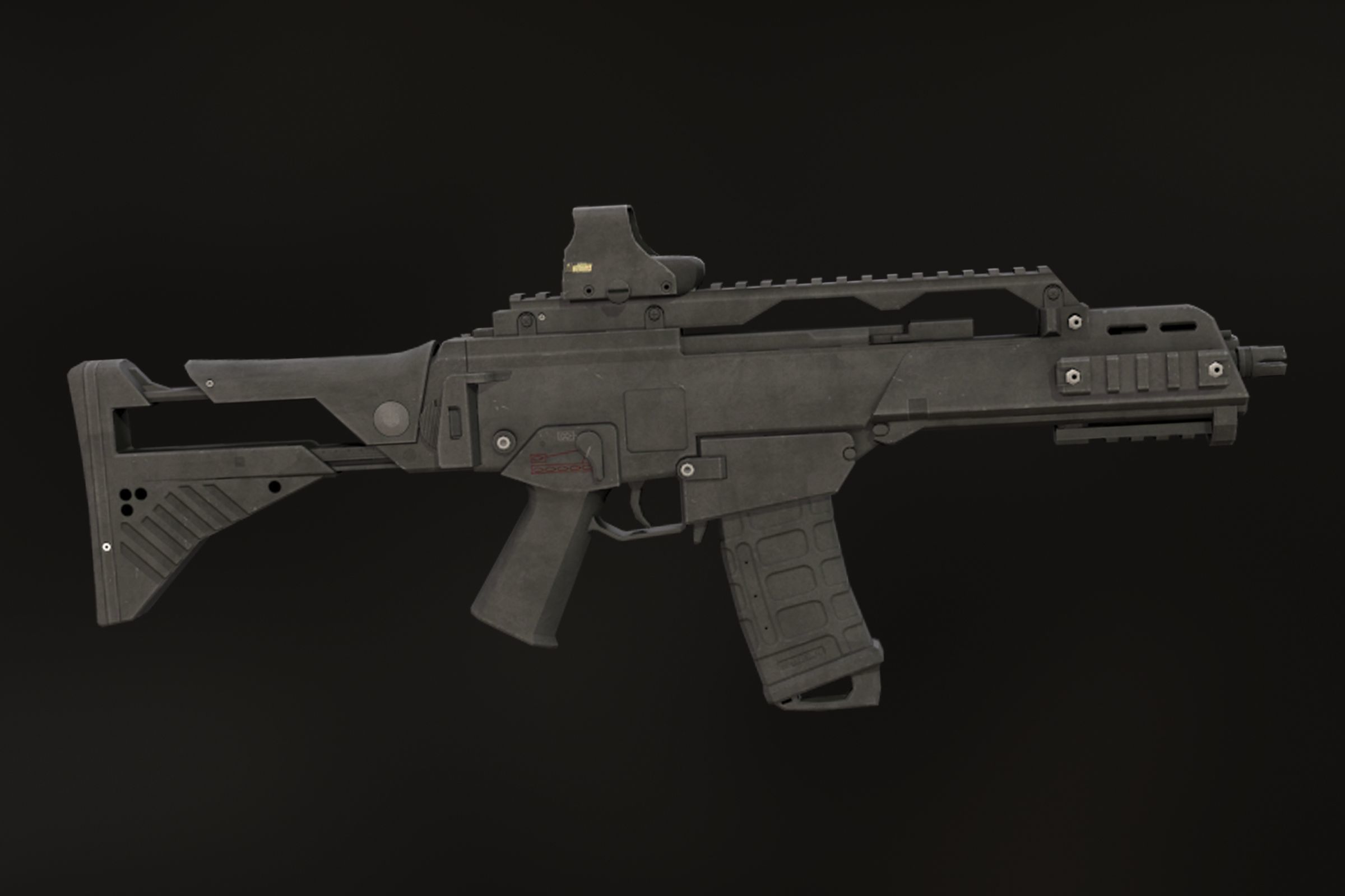 V36 Rifle 3D model Assault rifle G36C VR / AR / low-poly | CGTrader