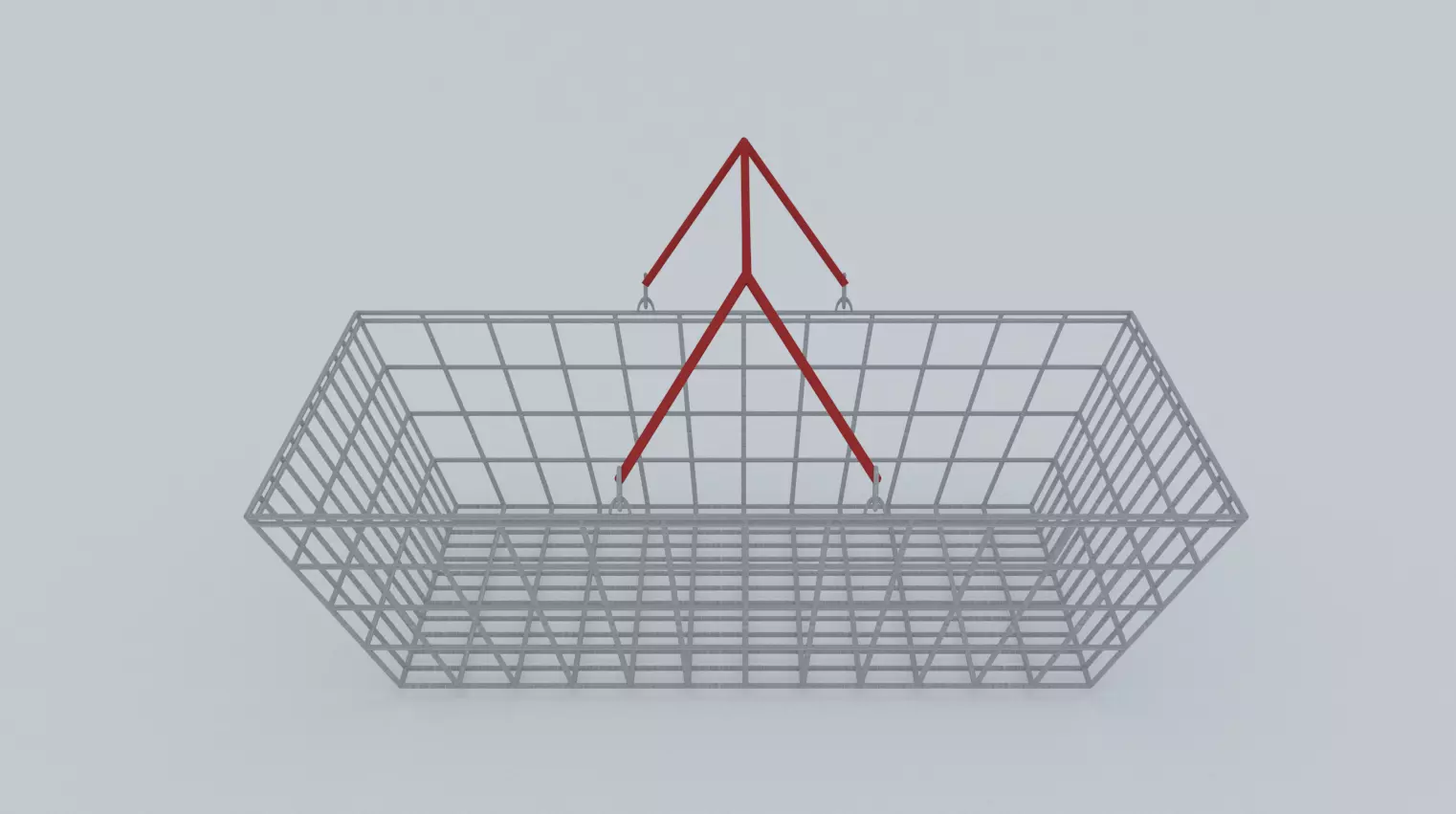 Market basket Free 3D model_0