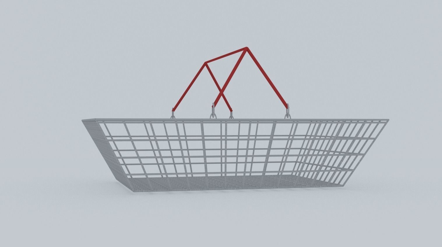 Market basket Free 3D model_1