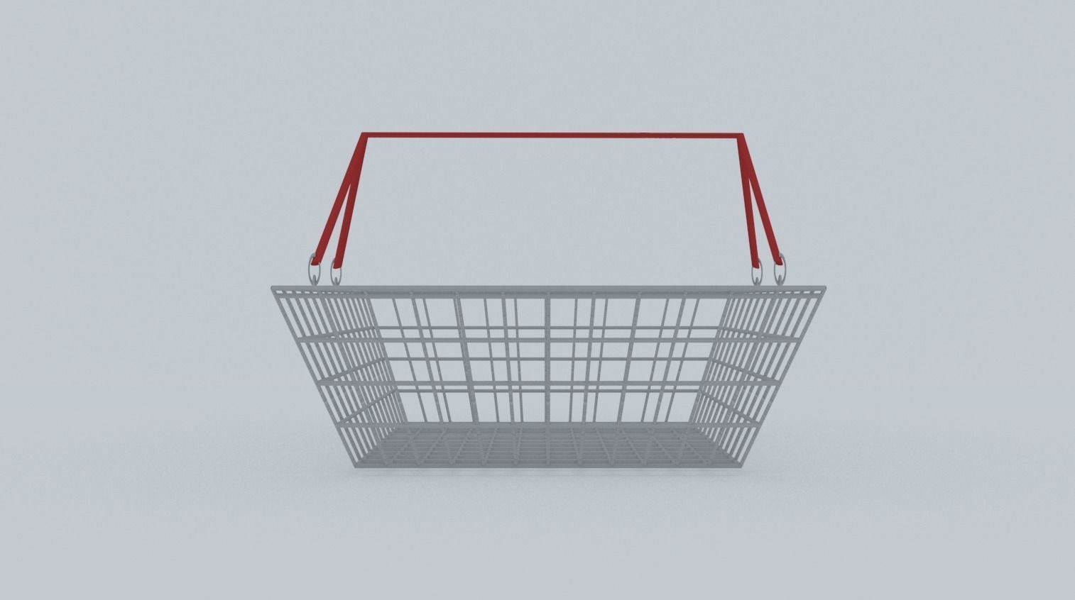Market basket Free 3D model_2