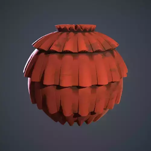 Realistic Roof Tile - PBR materials Texture