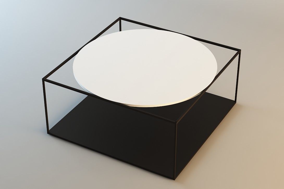 Coffee Table 1022 3D model_3