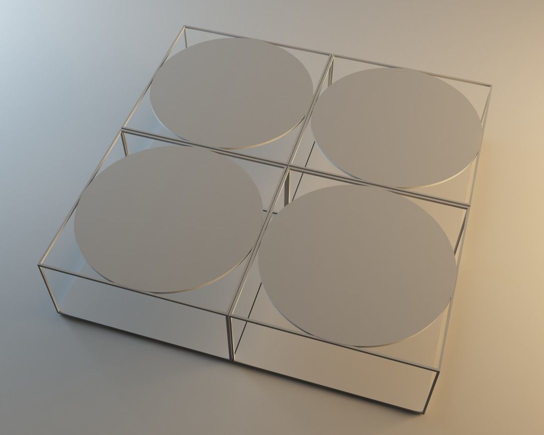 Coffee Table 1022 3D model_5