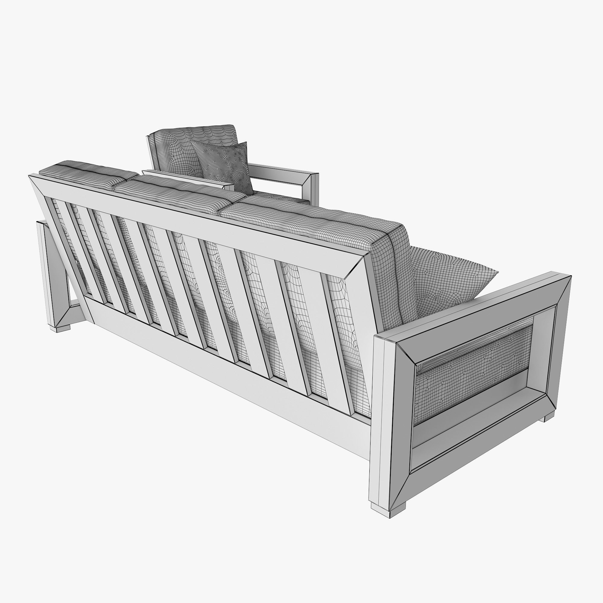 Montford Teak set 3D model_16