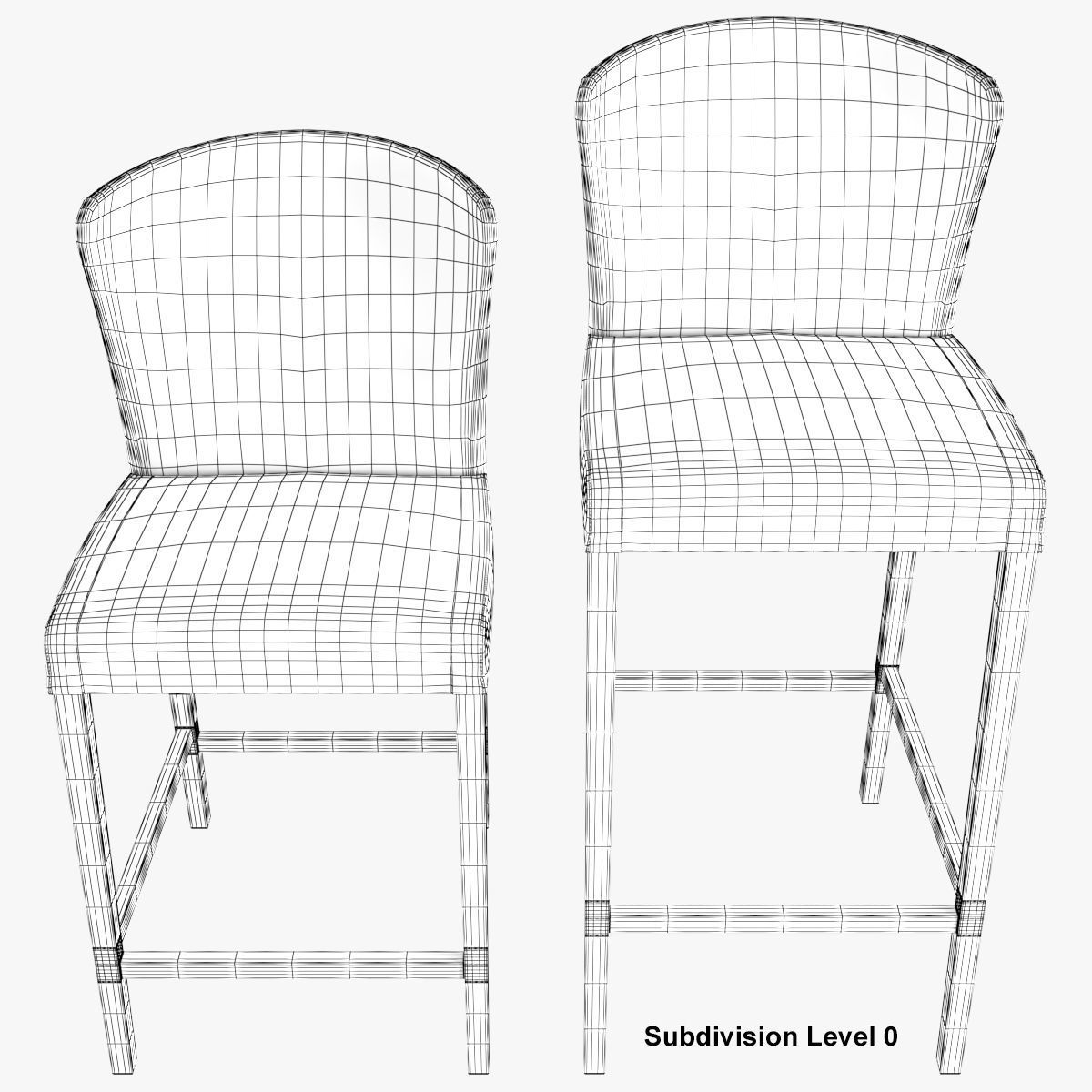 Curran Bar Stool 3D model_28