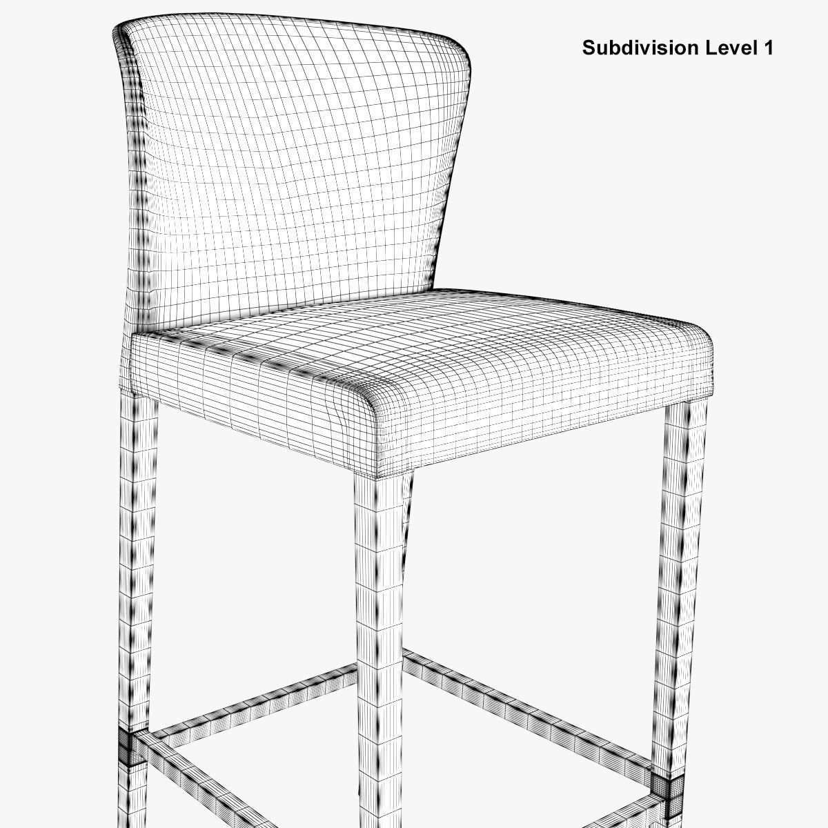 Curran Bar Stool 3D model_35
