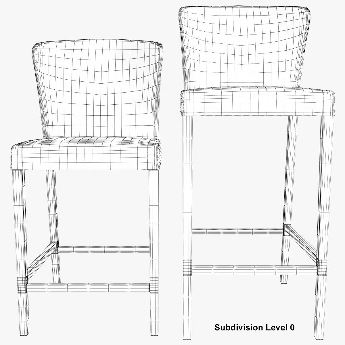 Curran Bar Stool 3D model_20