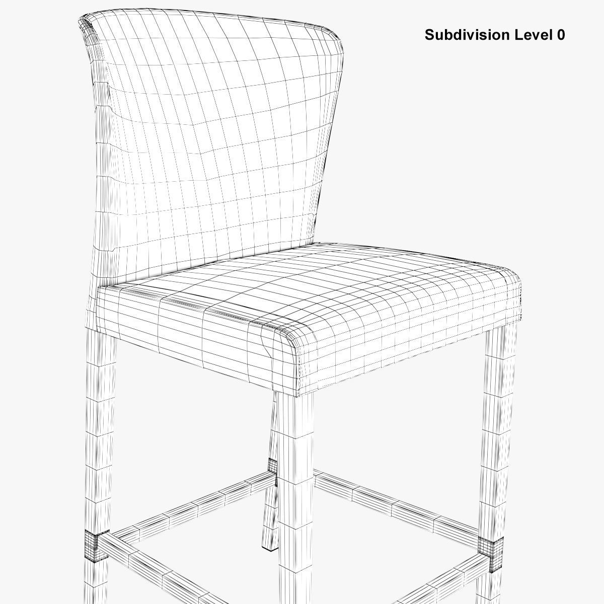 Curran Bar Stool 3D model_32