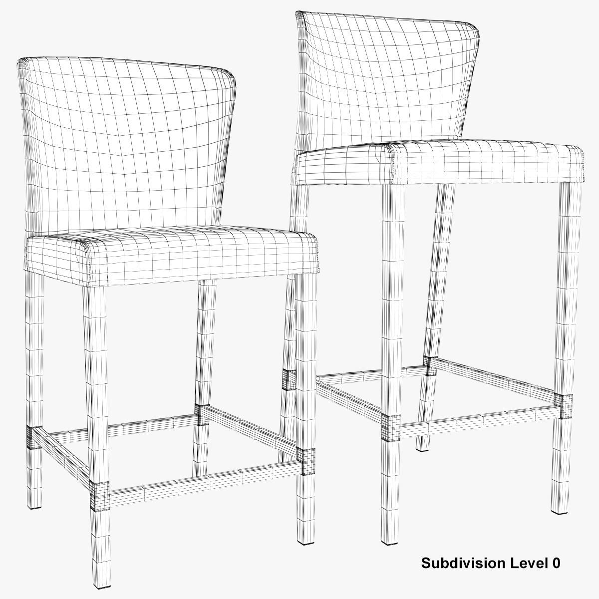 Curran Bar Stool 3D model_18