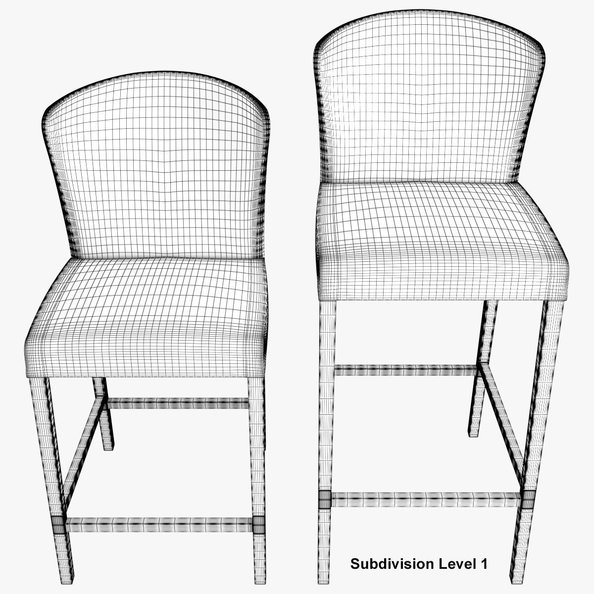 Curran Bar Stool 3D model_29