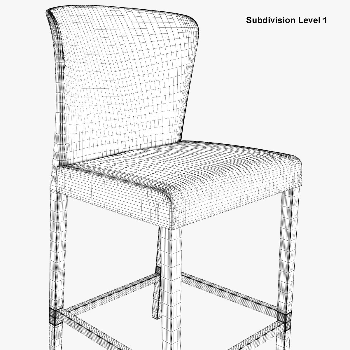 Curran Bar Stool 3D model_33