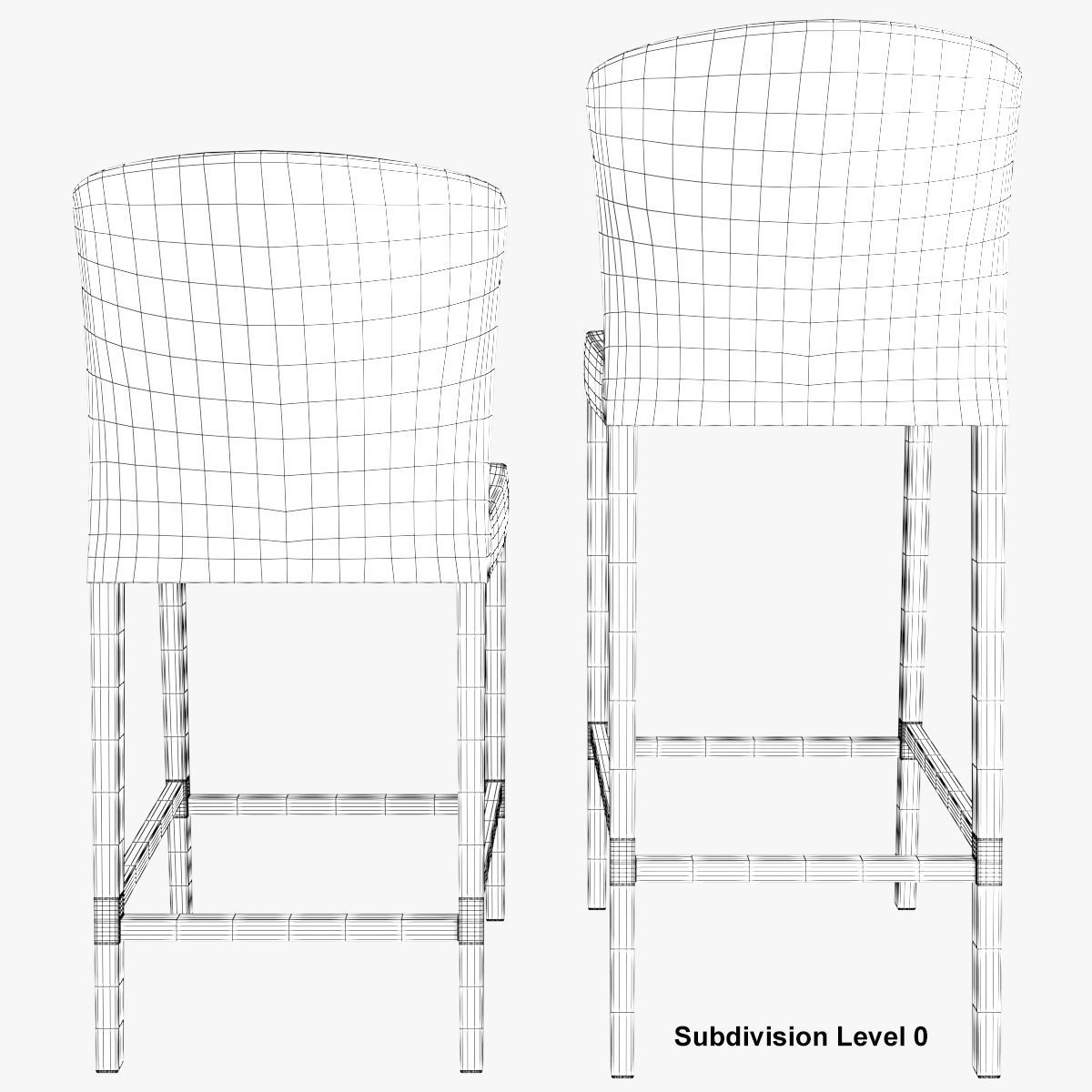 Curran Bar Stool 3D model_26