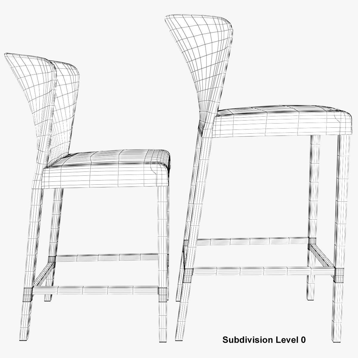 Curran Bar Stool 3D model_22