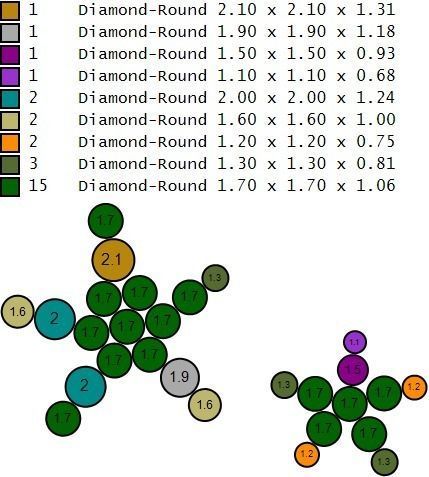 Sea pendant  gold  printable 3D model  3D print model_6