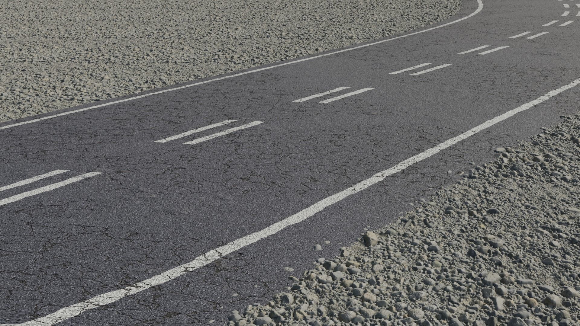 8K Asphalt Road Street texture bundle with different lines Texture_5
