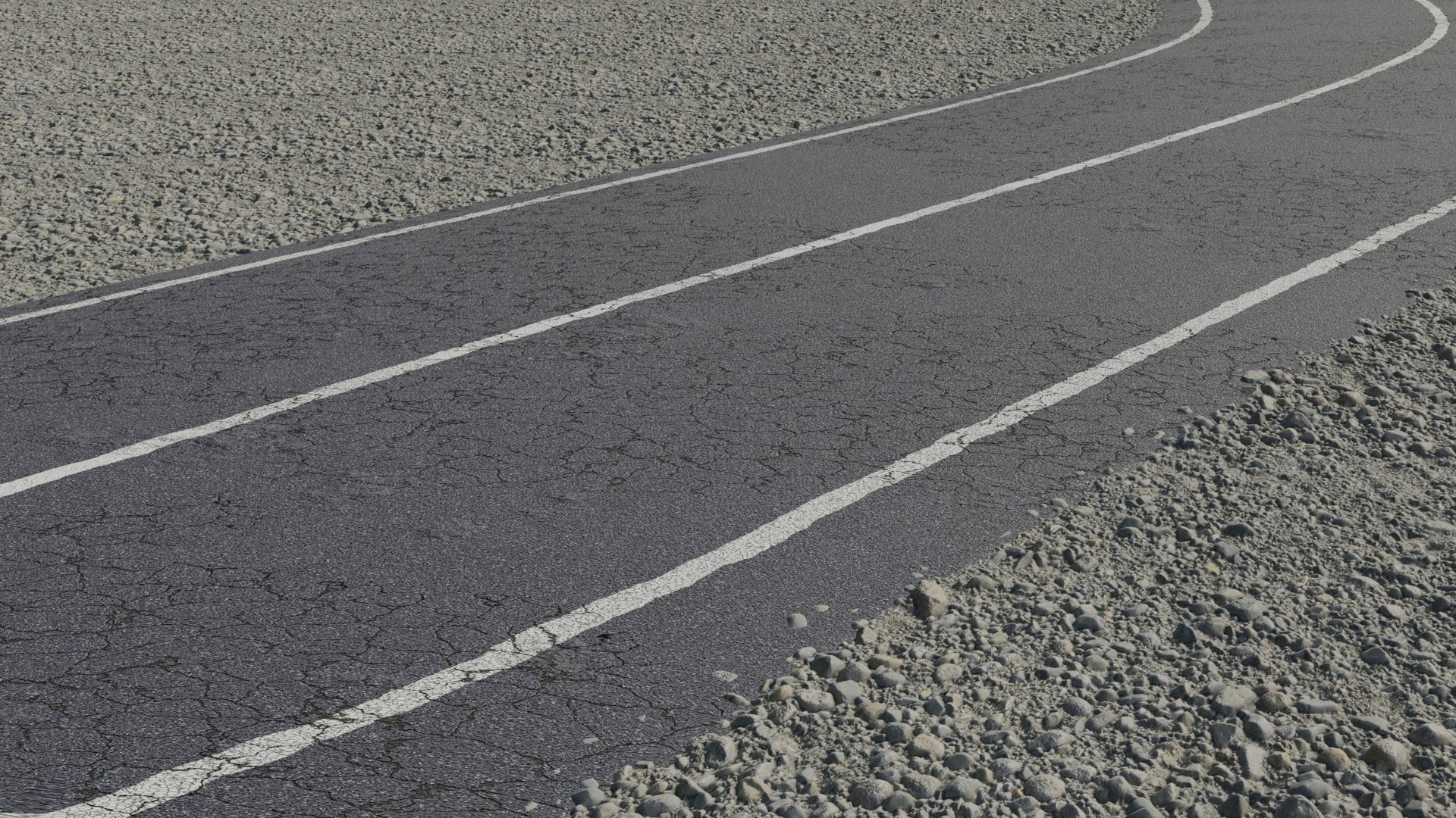8K Asphalt Road Street texture bundle with different lines Texture_2