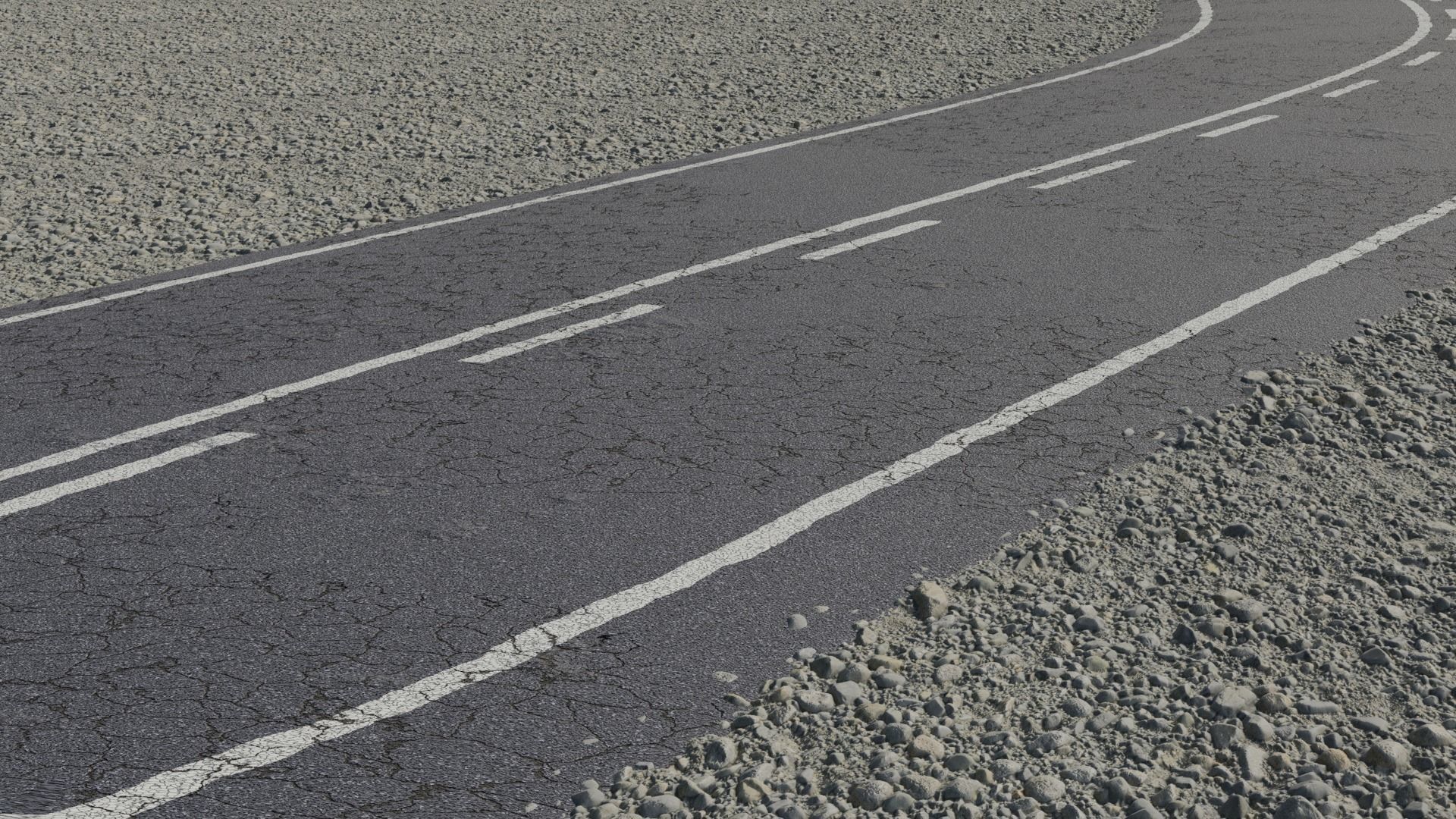 8K Asphalt Road Street texture bundle with different lines Texture_7
