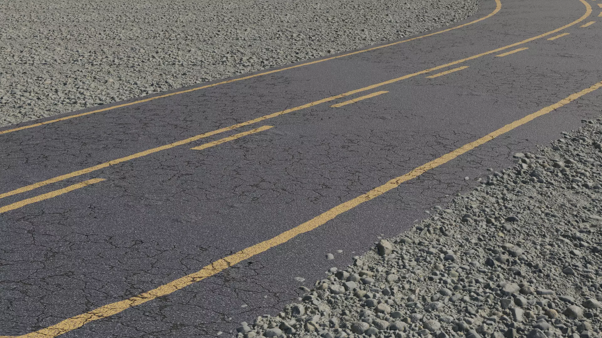 8K Asphalt Road Street texture bundle with different lines Texture_0