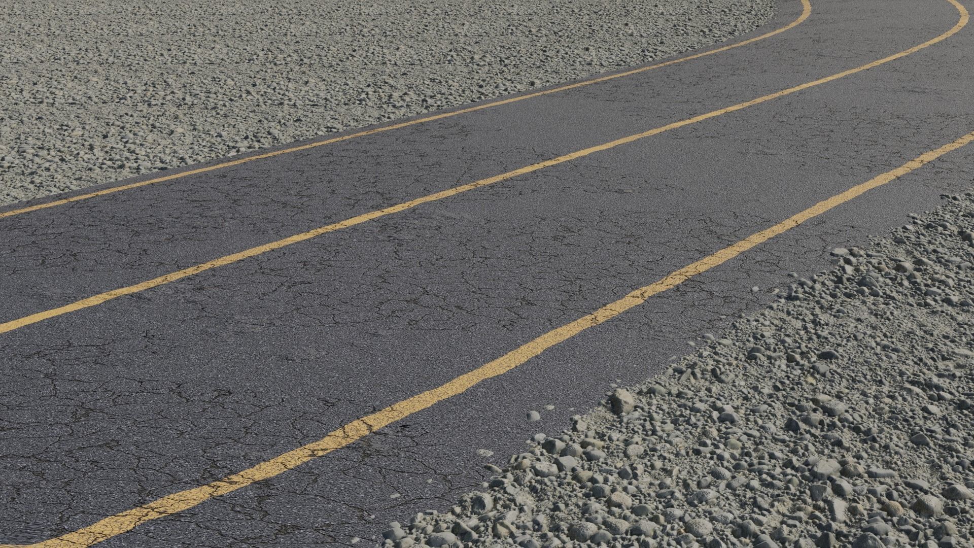 8K Asphalt Road Street texture bundle with different lines Texture_1