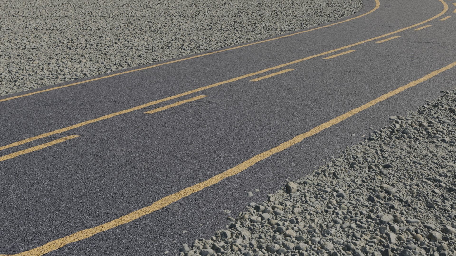 8K Asphalt Road Street texture bundle with different lines Texture_8