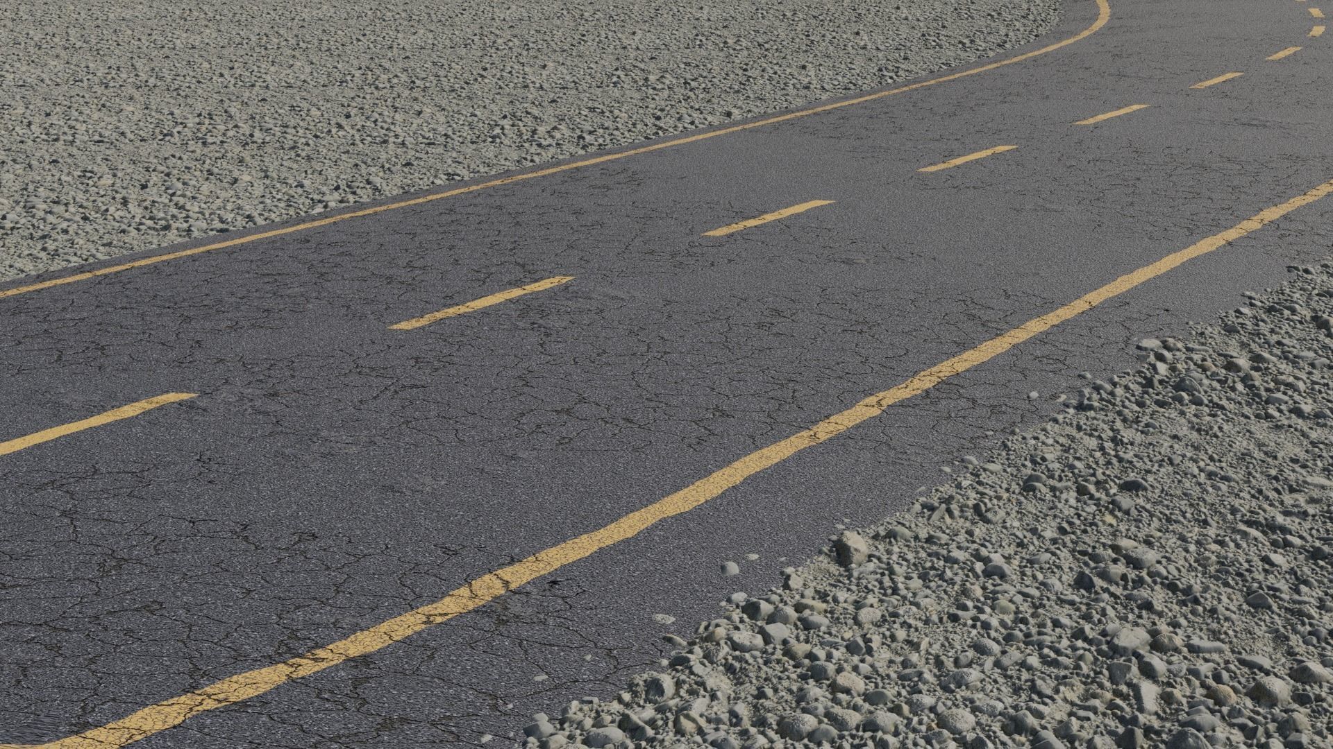 8K Asphalt Road Street texture bundle with different lines Texture_6