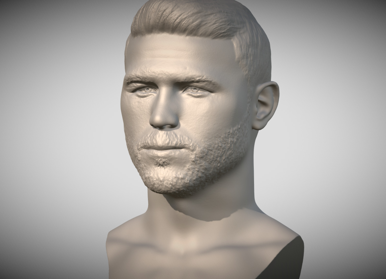 Canelo Alvarez bust for 3D printing 3D print model_4