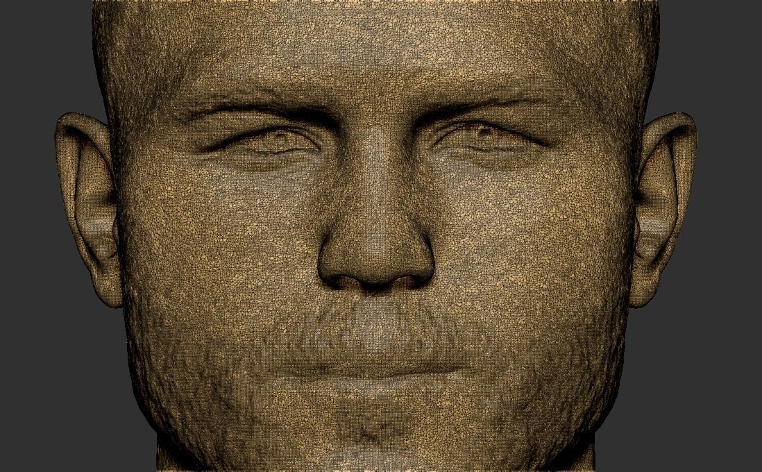 Canelo Alvarez bust for 3D printing 3D print model_31