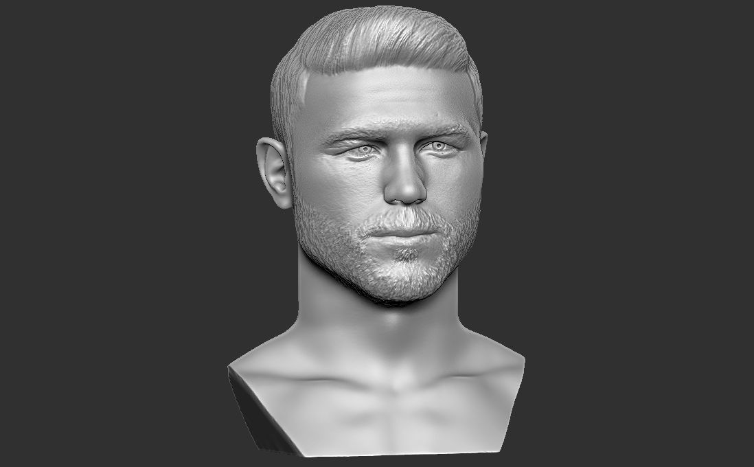Canelo Alvarez bust for 3D printing 3D print model_16