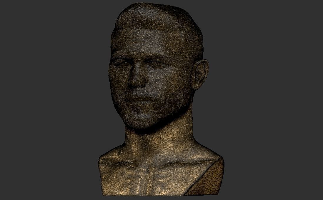 Canelo Alvarez bust for 3D printing 3D print model_30