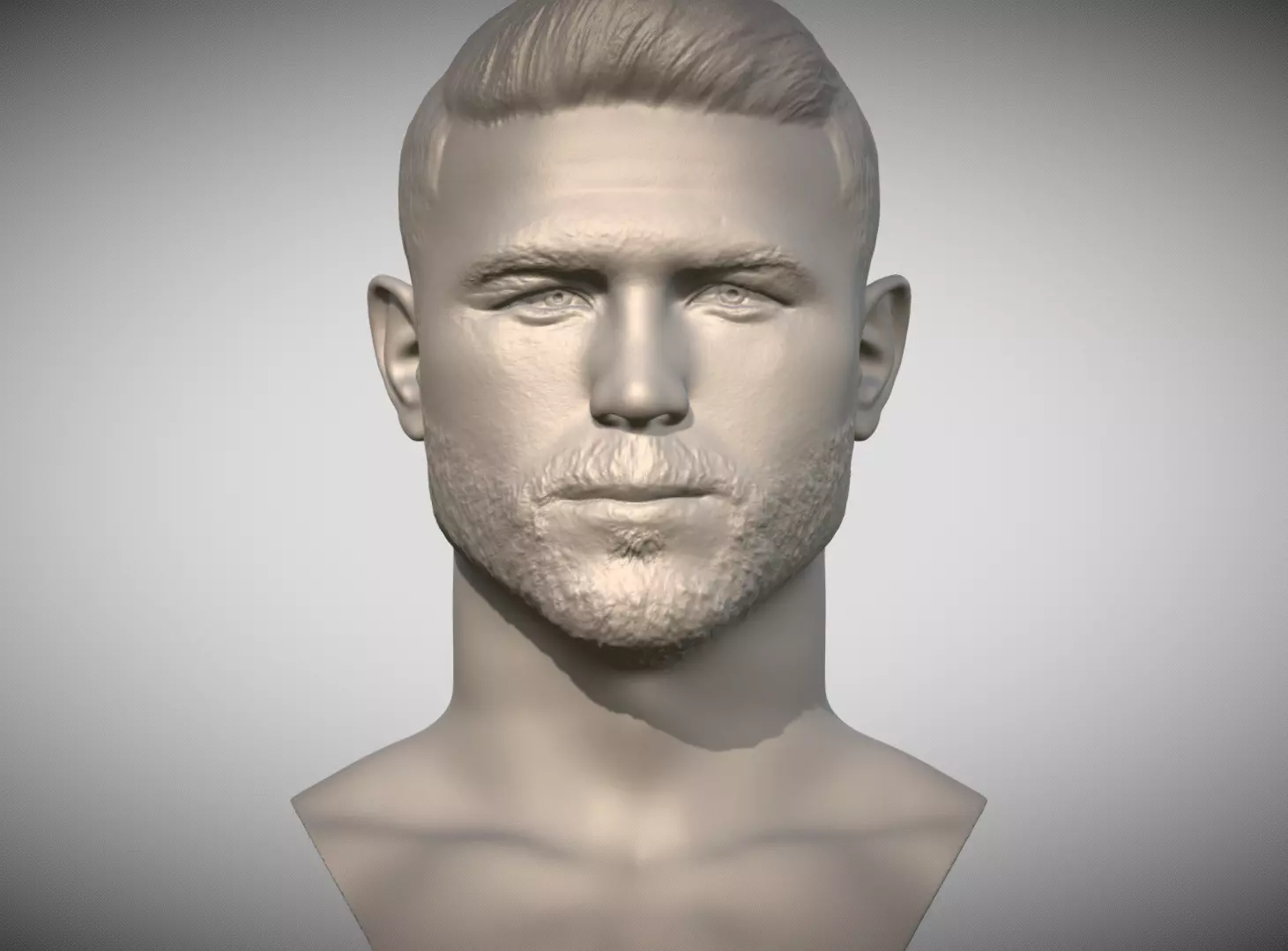 Canelo Alvarez bust for 3D printing 3D print model_0