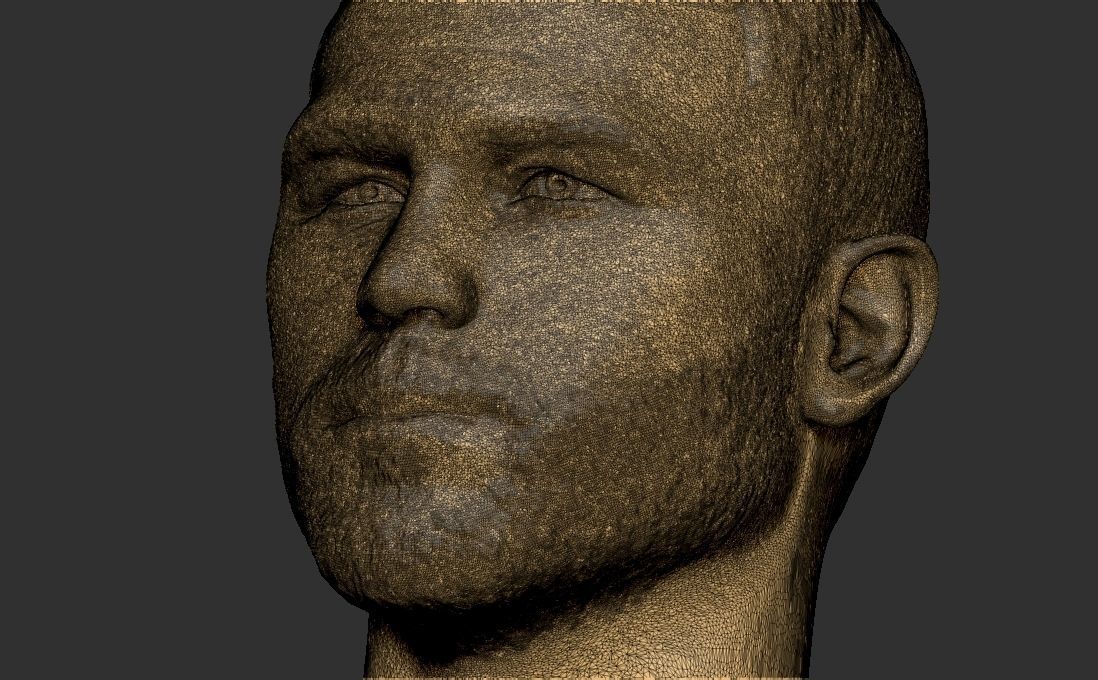 Canelo Alvarez bust for 3D printing 3D print model_33