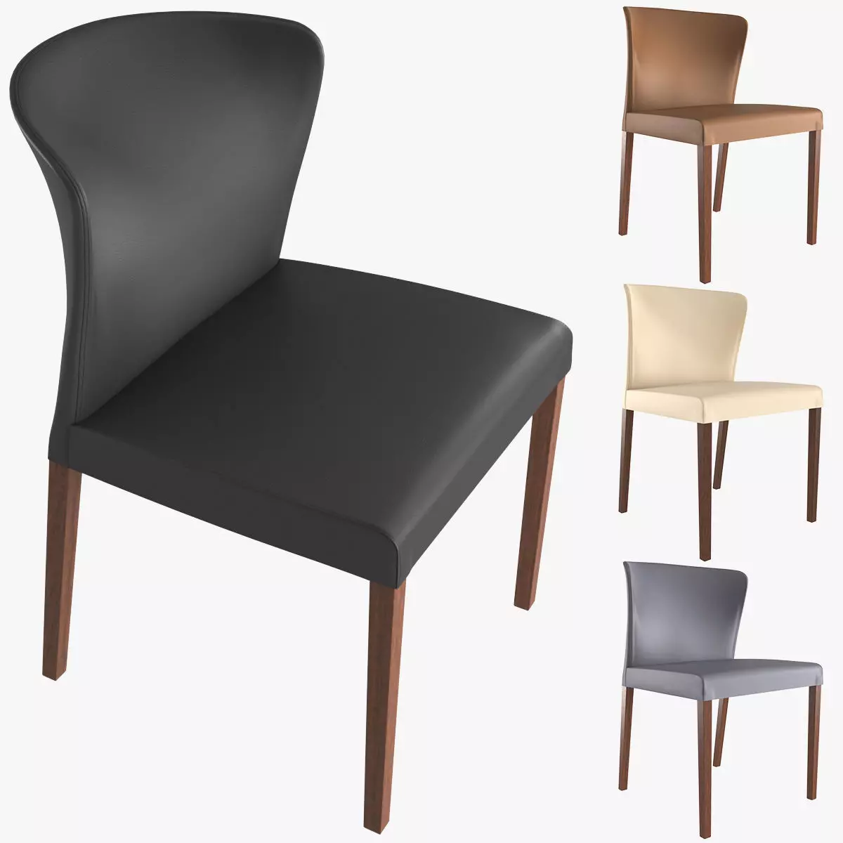 Dining Chair Curran 3D model_0