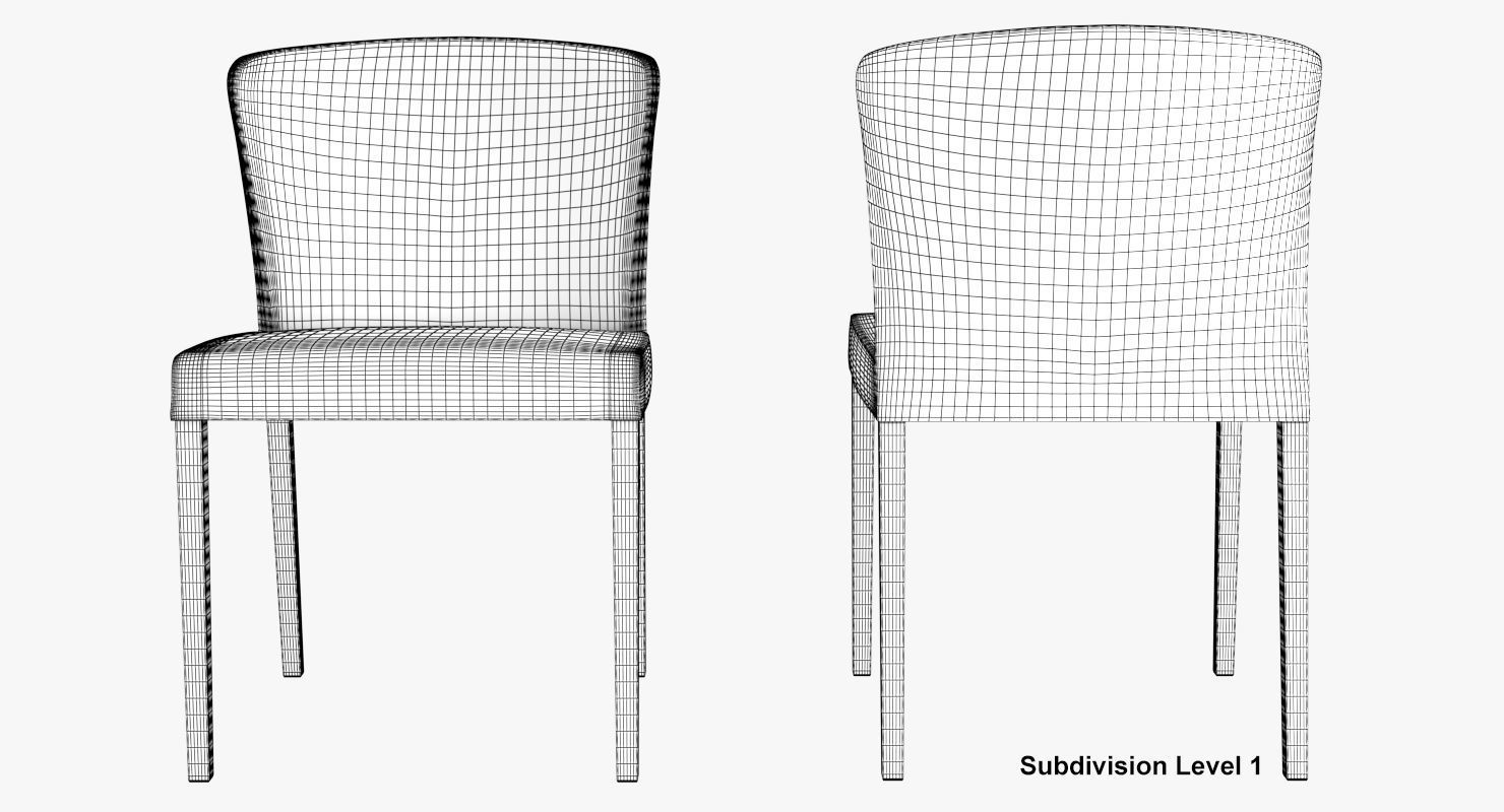 Dining Chair Curran 3D model_51