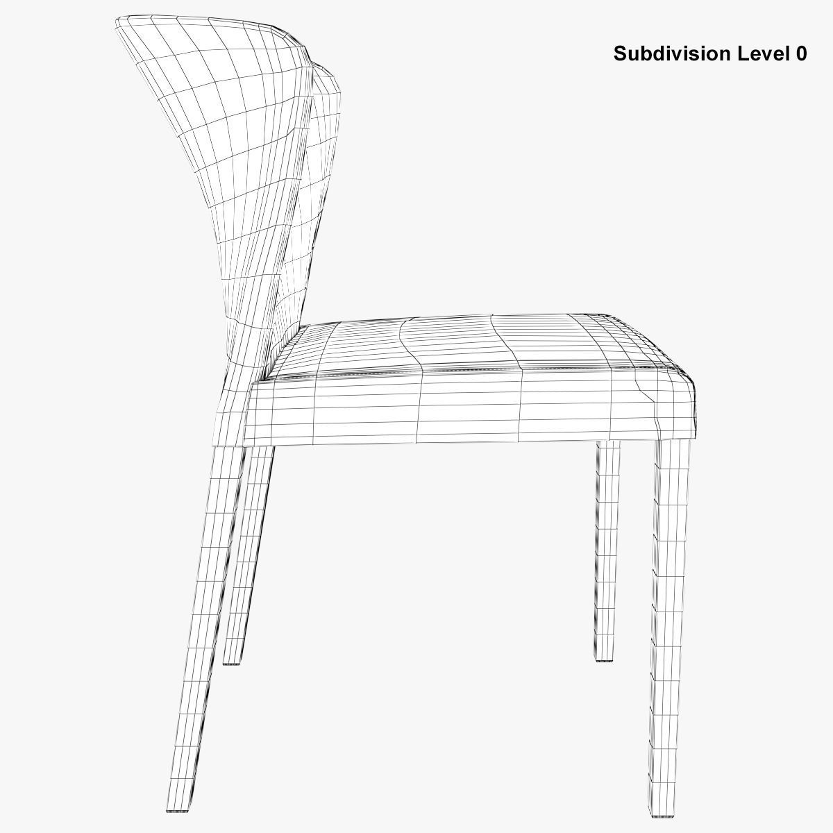 Dining Chair Curran 3D model_40