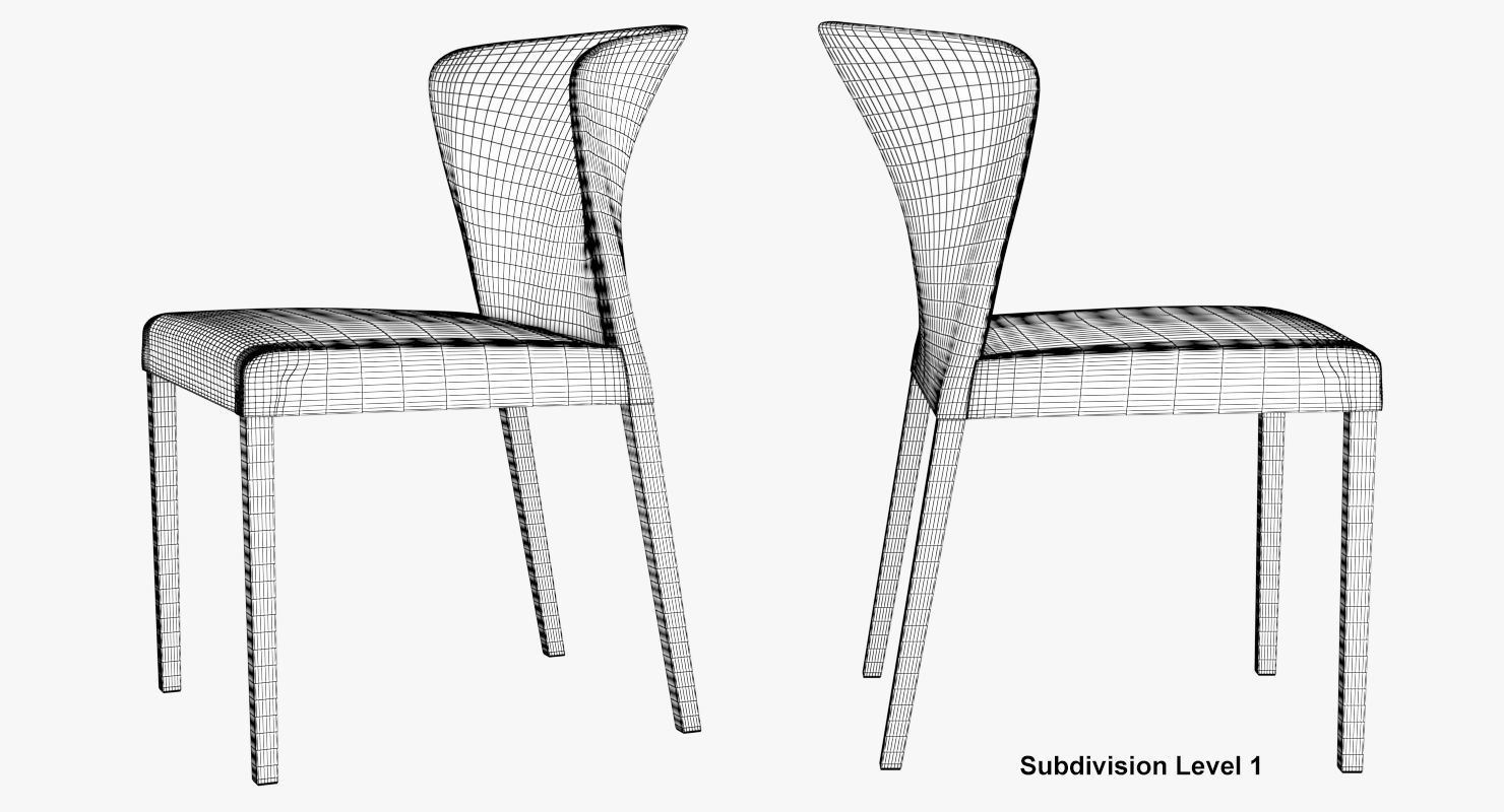 Dining Chair Curran 3D model_53