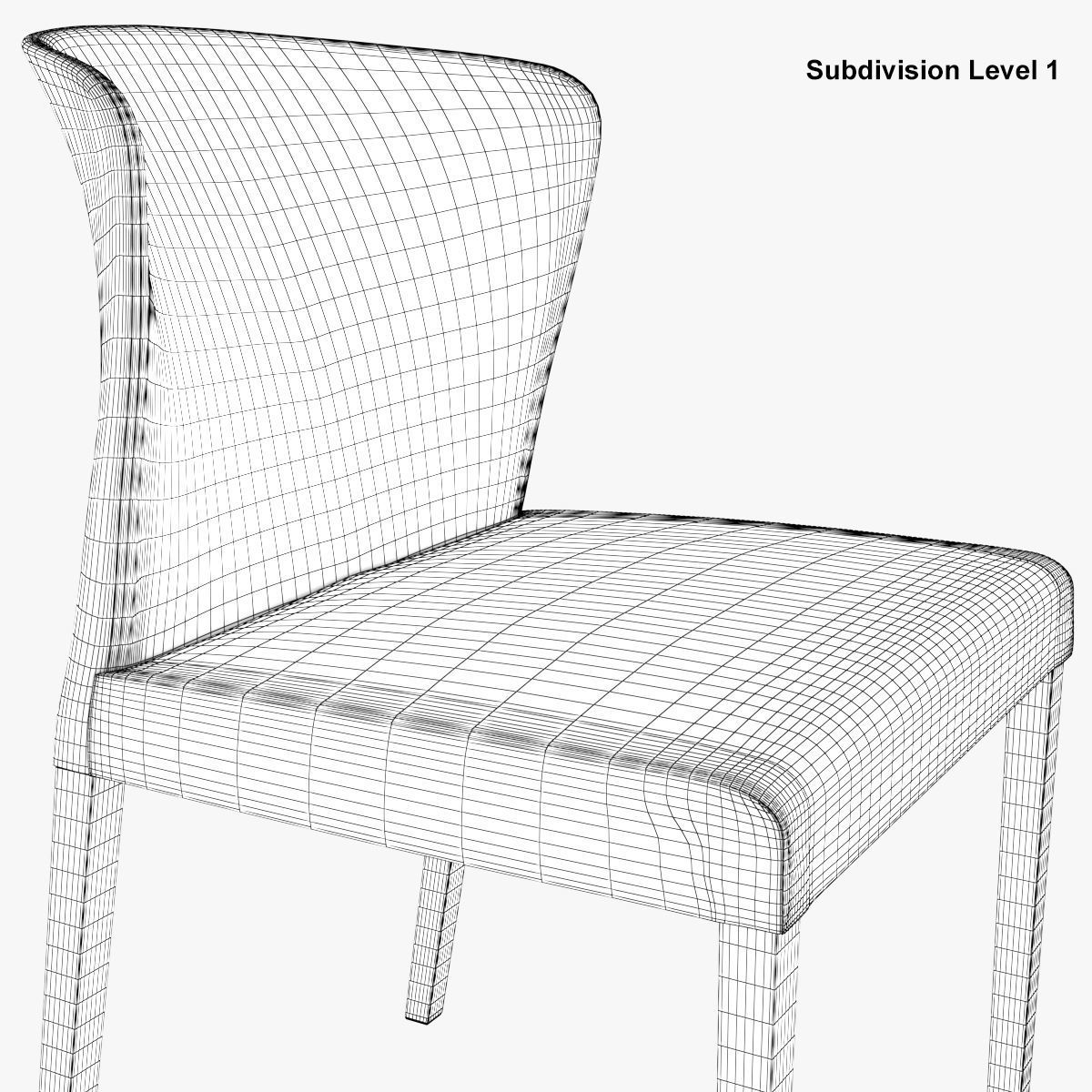Dining Chair Curran 3D model_57