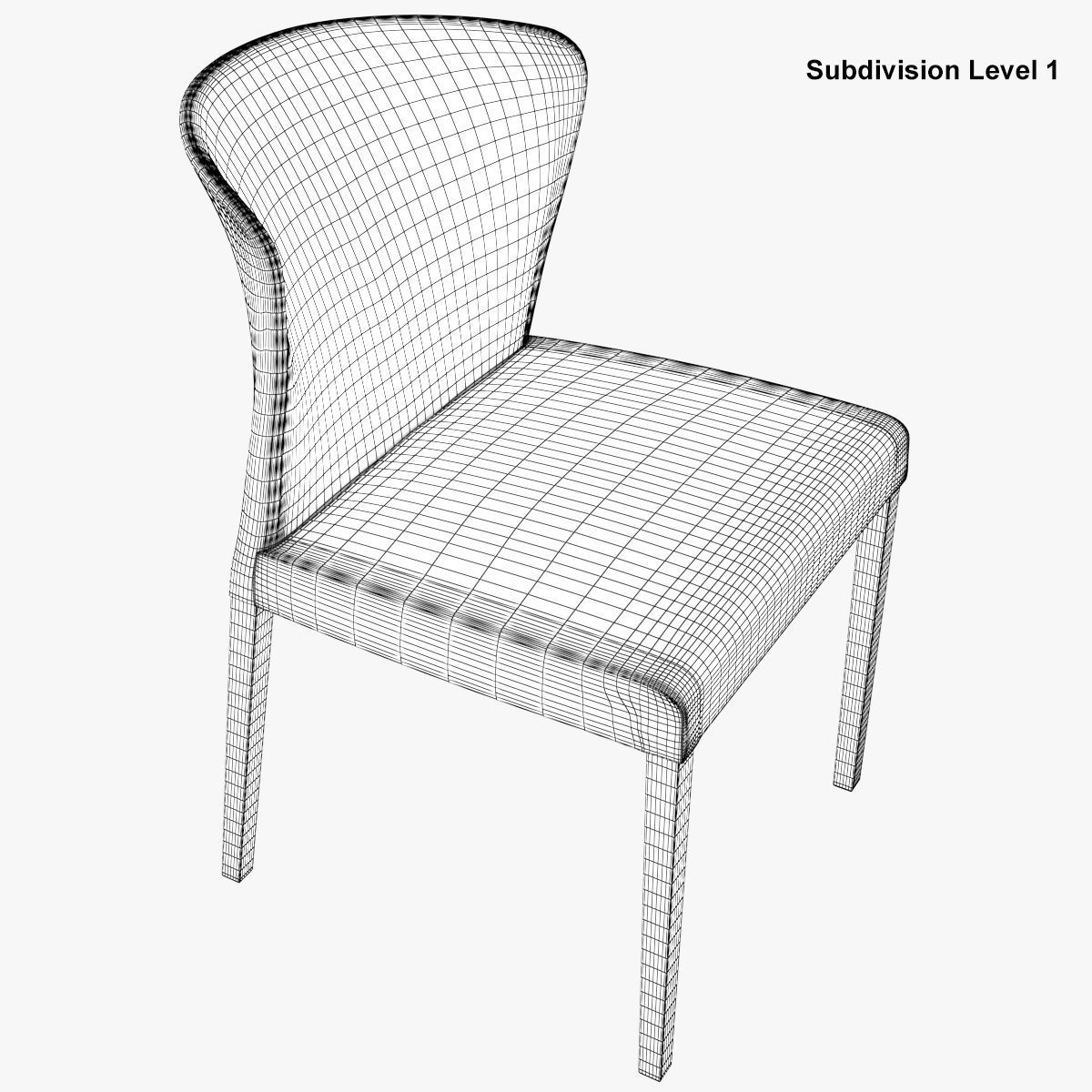 Dining Chair Curran 3D model_43